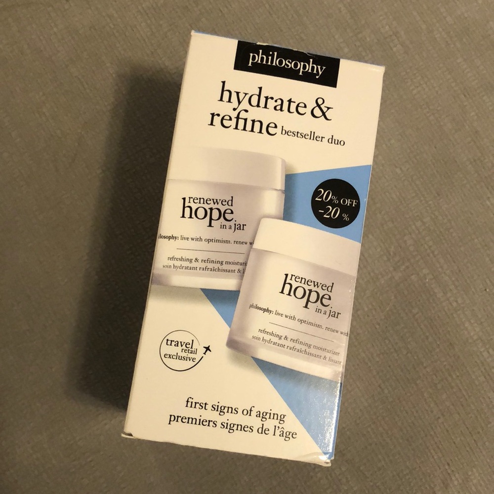 Philosophy hydrate& refine bestseller duo